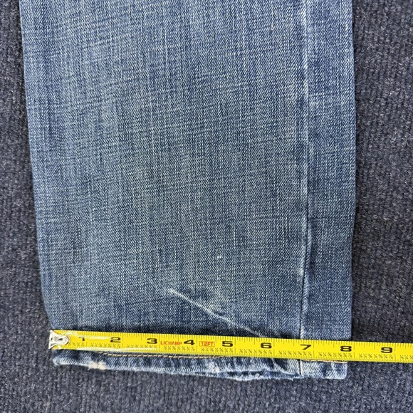 American Eagle Jeans Womens 26x28 Medium Wash Blue Denim Relaxed Straight Casual - Picture 10 of 13